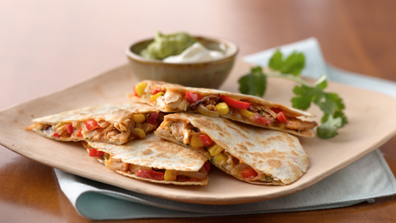 Chipotle Chicken Quesadillas