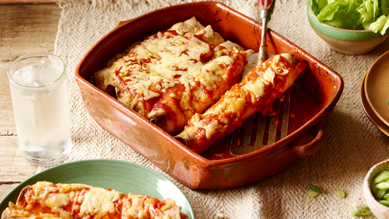 Easy Beef Enchiladas